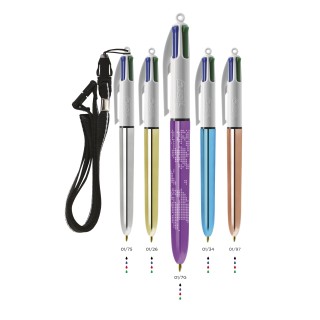 BIC® 4 Couleurs Shine bille - Fabrication Française