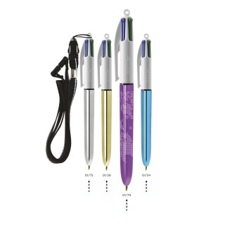 BIC® 4 Couleurs Shine bille - Fabrication Française