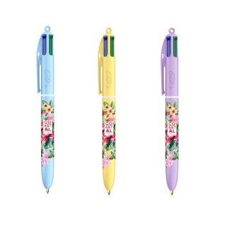 BIC® 4 Couleurs® Pastel - Fabrication Française