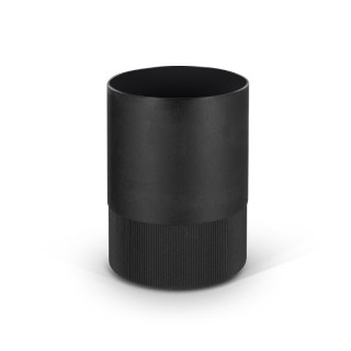 POT A CRAYONS PLASTIQUE RECYCLE NOIR - PS CHOC