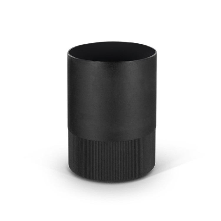 POT A CRAYONS PLASTIQUE RECYCLE NOIR - PS CHOC