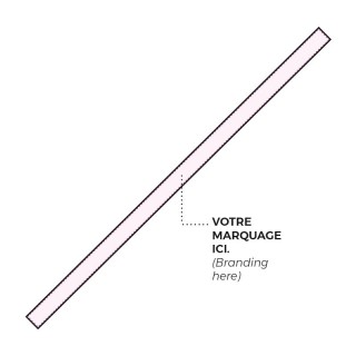 BRACELET INVIOLABLE EN SATIN - SUBLIMATION 1 FACE - Polyester