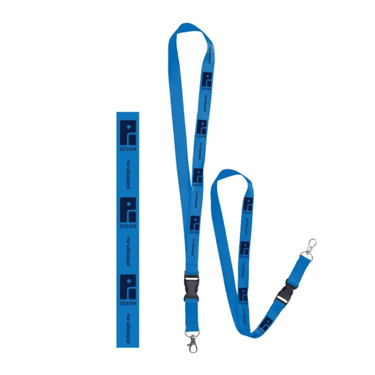 CORDON TOUR DE COU / LANYARD 2X85+10 CM - Polyester