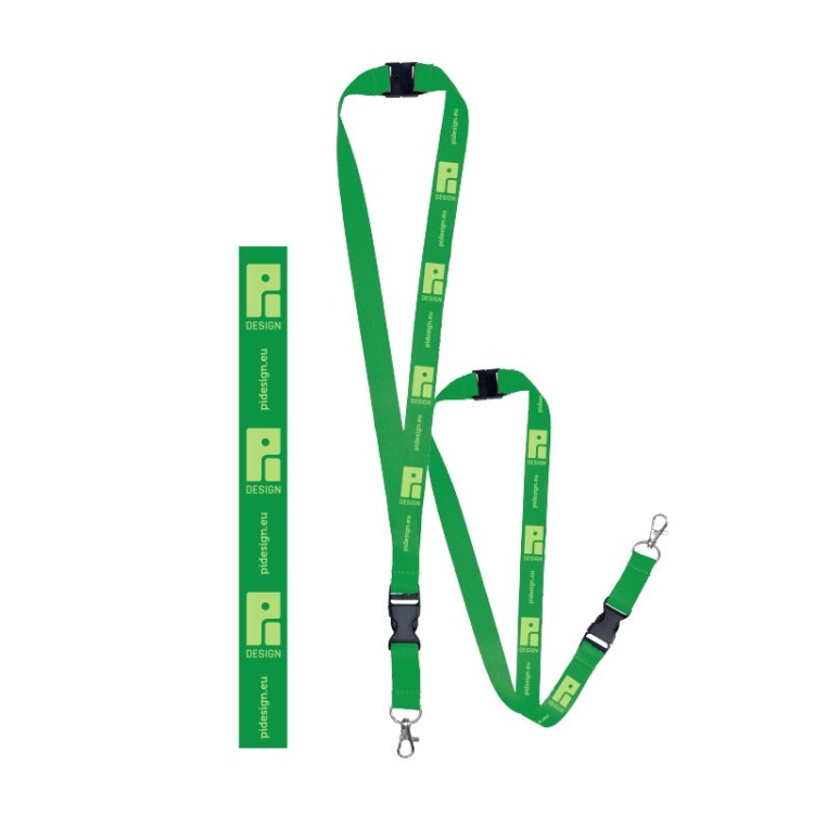 CORDON TOUR DE COU ANTI-ETRANGLEMENT / LANYARD 2X85+10 CM - Polyester