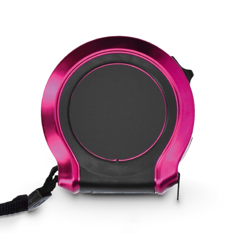 MESURE : METRE RUBAN JAUNE 5 m X 19 mm COQUE PLASTIQUE - ABS chromé