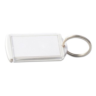 PORTE-CLES PORTE ETIQUETTE (anneau 25 mm) - ABS, PMMA