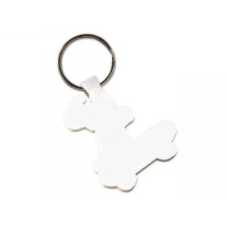 PORTE CLES PERSONNALISABLE DUR (anneau 25 mm) - PS CHOC