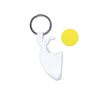 PORTE-CLES PORTE-JETON GRATTE-JEUX (anneau 25 mm) - ABS