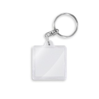 PORTE-CLES TRANSPARENT PORTE-ETIQUETTE - SAN