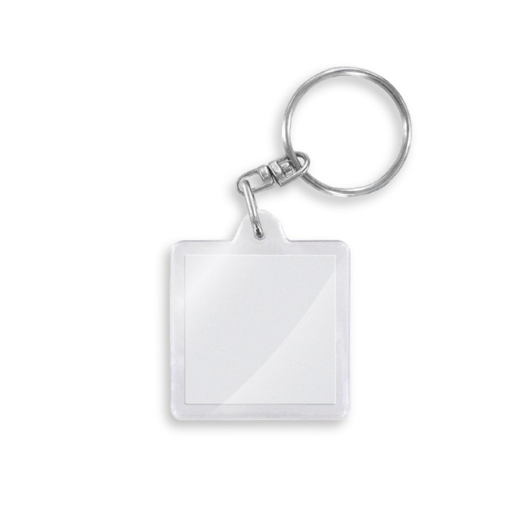 PORTE-CLES TRANSPARENT PORTE-ETIQUETTE - SAN