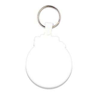 PORTE CLES PLASTIQUE SOUPLE (anneau 25 mm) - PVC SOUPLE