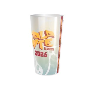 GOBELET PLASTIQUE REUTILISABLE 60 cl  RAS BORD (IML) - PP