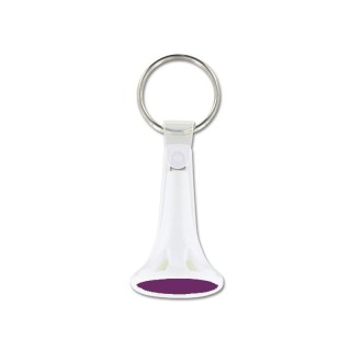 PORTE CLES PORTE JETON AVEC JETON (anneau 25 mm) - Plastomère