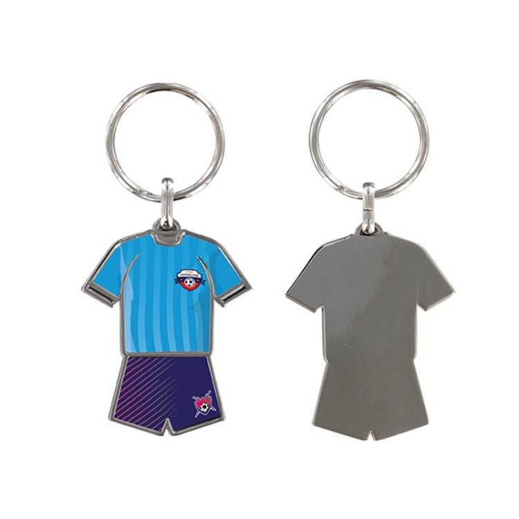 PORTE-CLES METAL PERSONNALISABLE - FOOTBALL - Métal