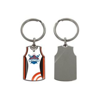 PORTE-CLES METAL PERSONNALISABLE - BASKETBALL - Métal