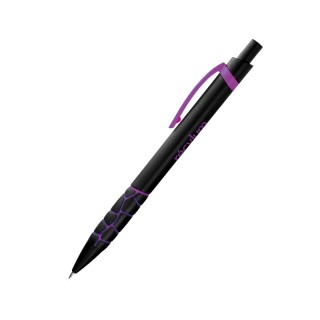 STYLO BILLE ECRITURE NOIRE CORPS ET CLIP PLASTIQUE - ABS