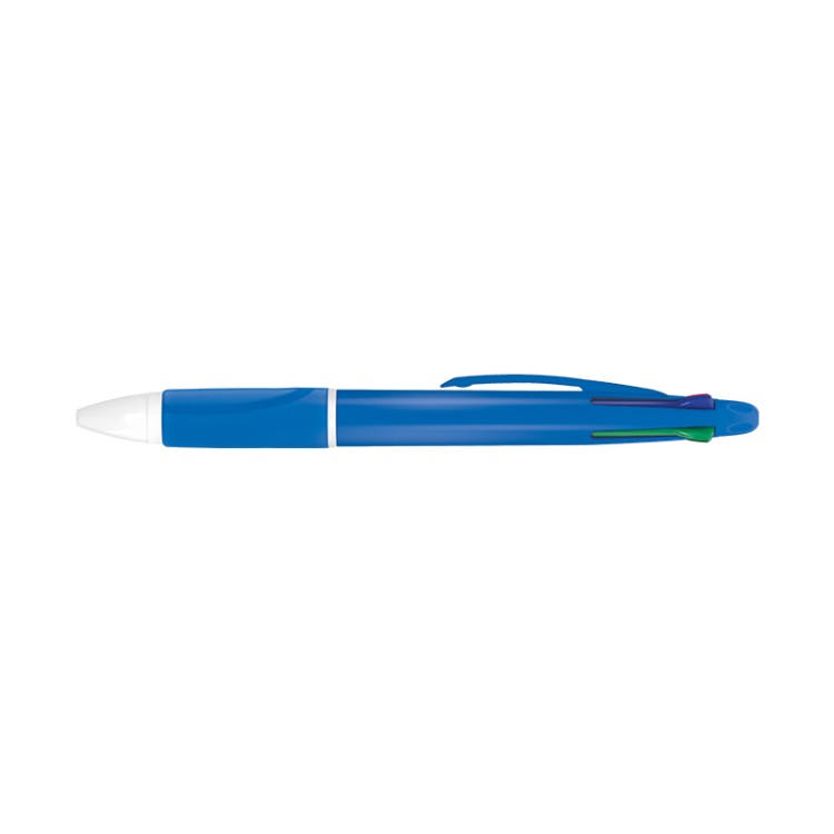 STYLO BILLE 4 COULEURS - TPR, ABS