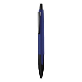 STYLO BILLE ECRITURE BLEU CORPS ET CLIP METAL - Aluminium