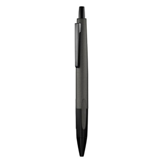 STYLO BILLE ECRITURE BLEU CORPS ET CLIP METAL - Aluminium