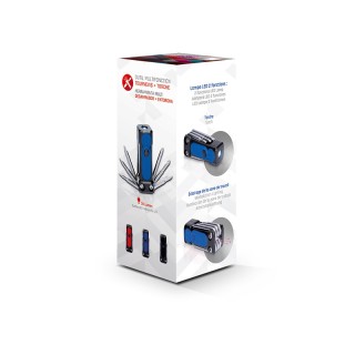 OUTIL MULTIFONCTION - TOURNEVIS 6 TETES + TORCHE - ABS