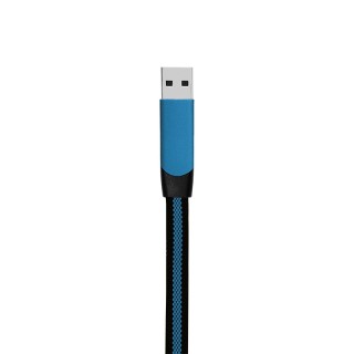 CABLE DE CHARGE RAPIDE ET TRANSFERT  6 EN 1 - Aluminium, Plastique