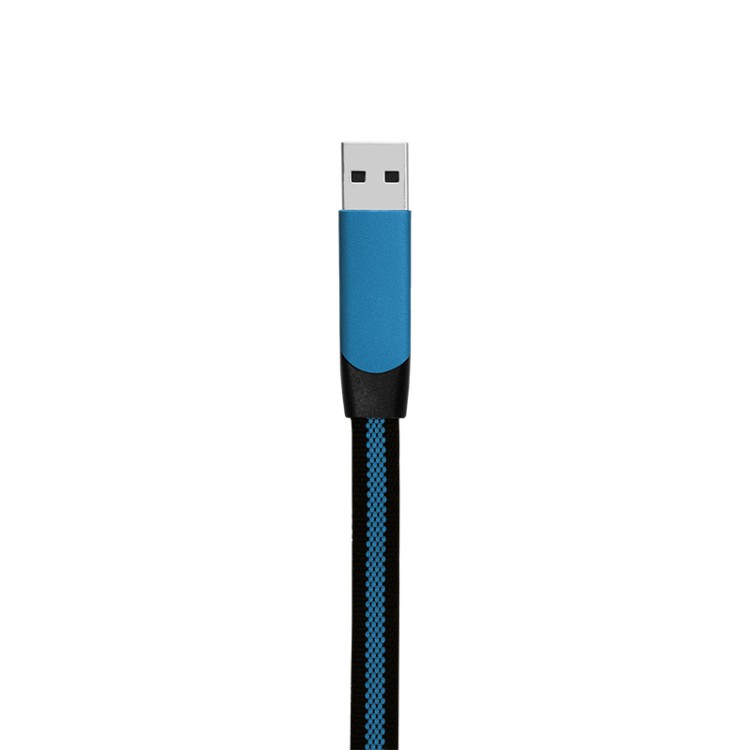 CABLE DE CHARGE RAPIDE ET TRANSFERT  6 EN 1 - Aluminium, Plastique