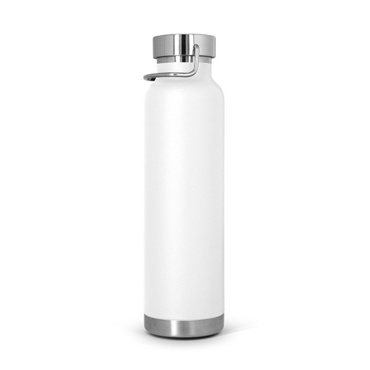 BOUTEILLE GOURDE 65 cl ISOTHERME DOUBLE-PAROI INOX - PP, SILICONE, INO