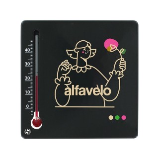 THERMOMETRE CARRE EN MATIERE RECYCLEE - PS CHOC