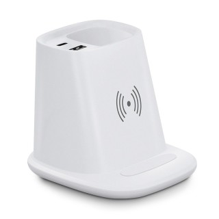 CHARGEUR INDUCTION OU CABLE POT A CRAYONS - ABS, PC