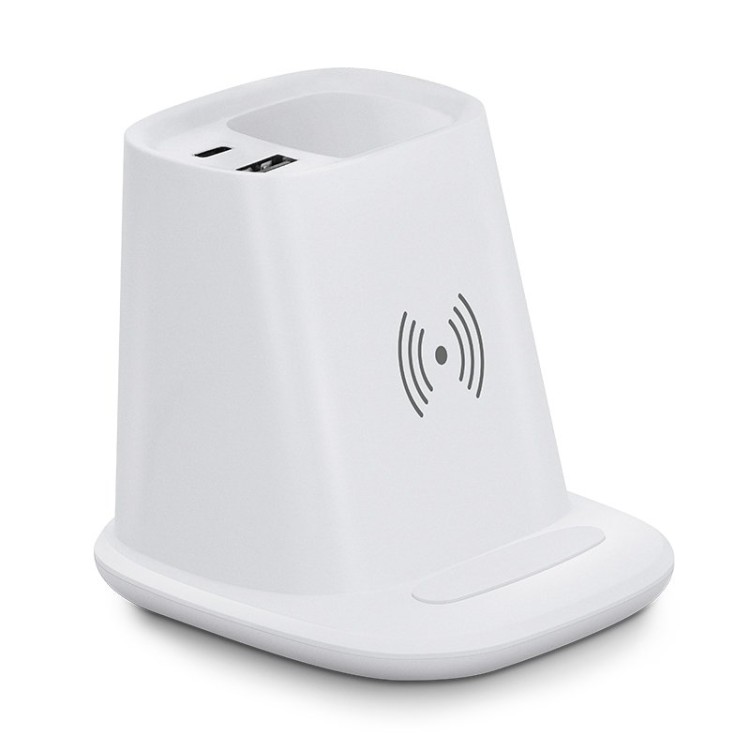 CHARGEUR INDUCTION OU CABLE POT A CRAYONS - ABS, PC