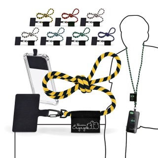 CORDON TOUR DE COU / LANYARD TUBULAIRE TISSEE PORTE TELEPHONE - Polyes