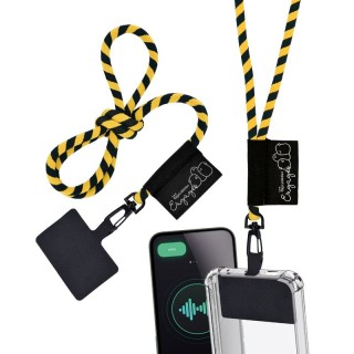 CORDON TOUR DE COU / LANYARD TUBULAIRE TISSEE PORTE TELEPHONE - Polyes