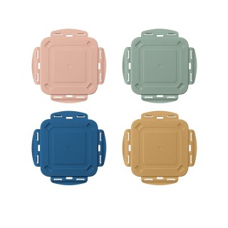 BOITE REPAS (LUNCH BOX) 1.2 l AVEC COUVERCLE, CUILLERE ET FOURCHETTE -