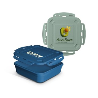 BOITE REPAS (LUNCH BOX) 1.2 l AVEC COUVERCLE, CUILLERE ET FOURCHETTE -