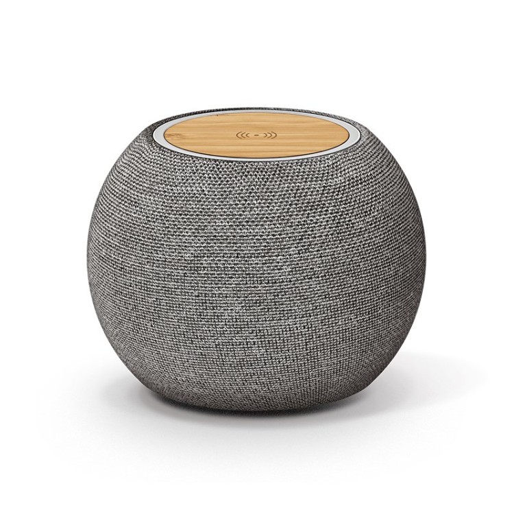 ENCEINTE 5W BT5.3_CHARGEUR A INDUCTION 15W - ABS, BAMBOU, rPET