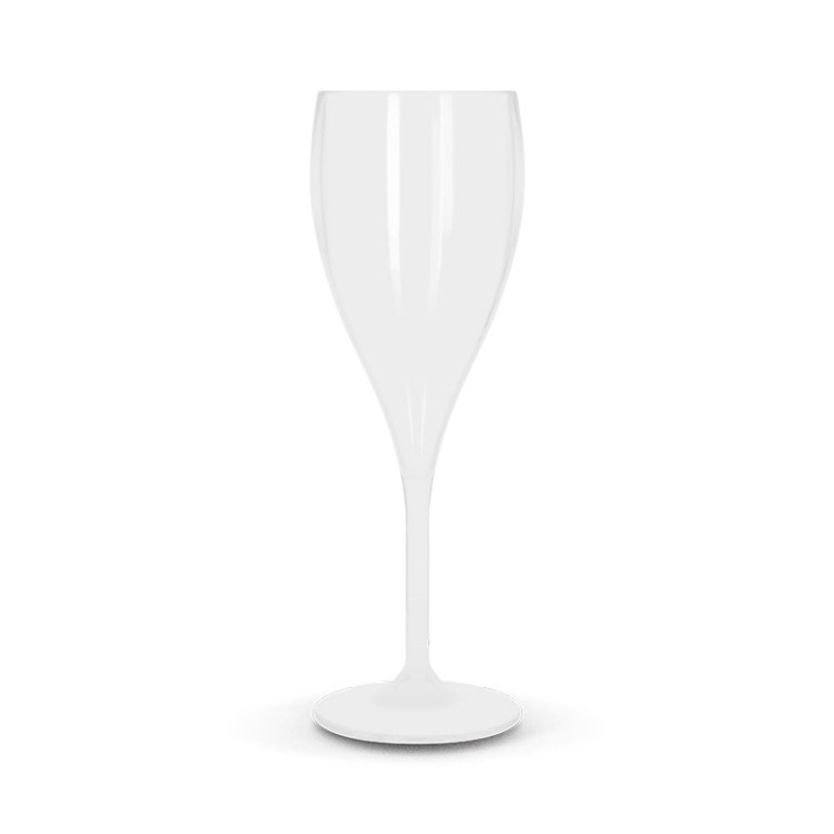 FLUTE A CHAMPAGNE EN PLASTIQUE REUTILISABLE TRITAN® 16 cl RAS BORD - 