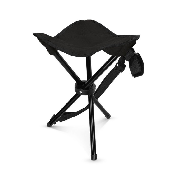 TABOURET PLIANT TREPIED - PE, POLYESTER 600D, Metal