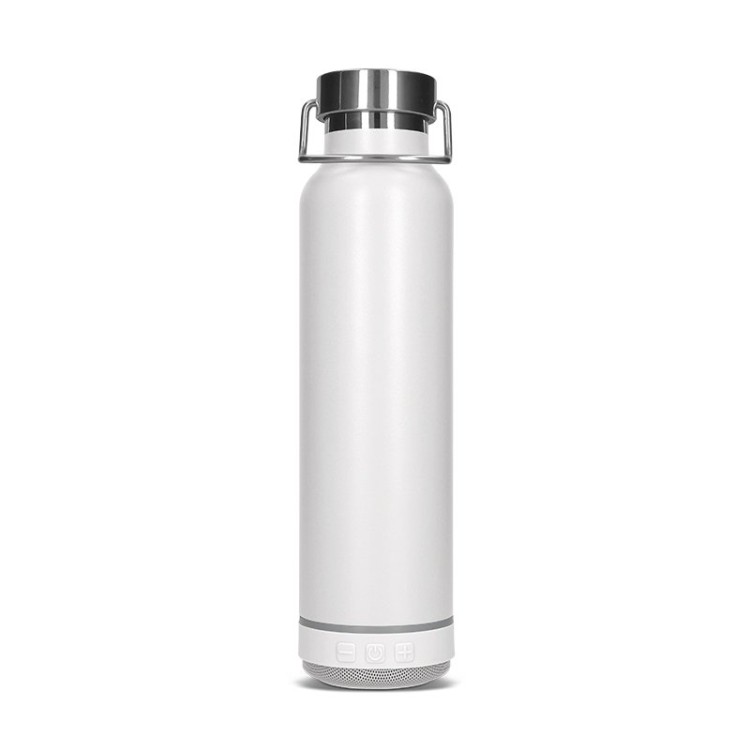 HAUT-PARLEUR ENCEINTE ET BOUTEILLE GOURDE ISOTHERME INOX 60 cl - PS, S