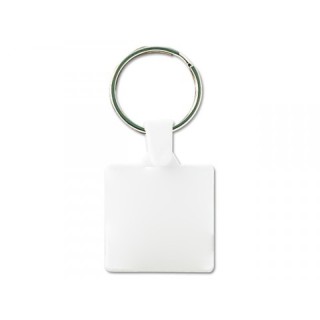 PORTE CLES CARRE 35 mm (anneau 25 mm) - PS CHOC