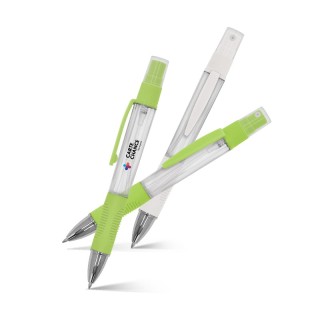 STYLO BILLE AVEC VAPORISATEUR VIDE - PP, ABS, SILICONE