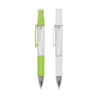 STYLO BILLE AVEC VAPORISATEUR VIDE - PP, ABS, SILICONE