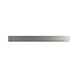 REGLET PRECISION INOX 170x15 mm AVEC TROU DE SUSPENSION - INOX