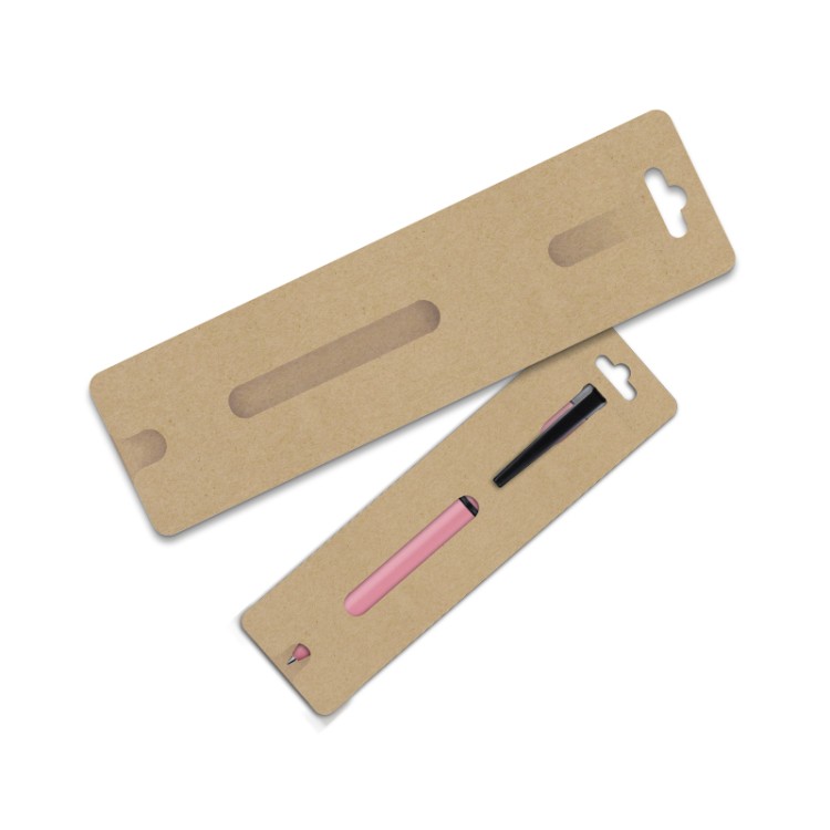 ETUI CARTON KRAFT DE PRESENTATION POUR 1 STYLO - Carton kraft