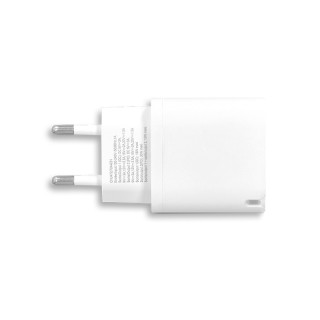 CHARGEUR SECTEUR RAPIDE 30 W SORTIES USB QC & TYPE-C PD - ABS, PC