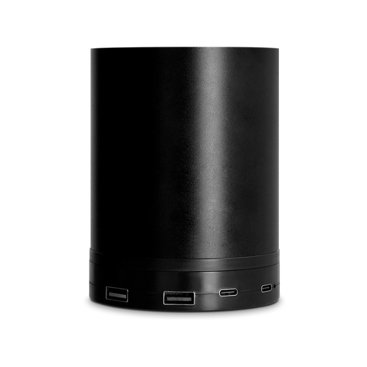 CHARGEUR PAR INDUCTION 10W AVEC FONCTION HUB ET POT A CRAYONS EN rAlu 