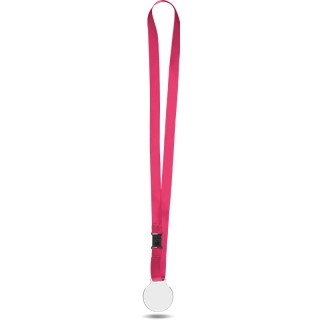MEDAILLE PLASTIQUE (PMMA) EP 3 mm ET MAXI 30 cm2 AVEC CORDON SATIN - P