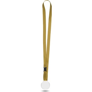 MEDAILLE PLASTIQUE (PMMA) EP 3 mm ET MAXI 30 cm2 AVEC CORDON SATIN - P