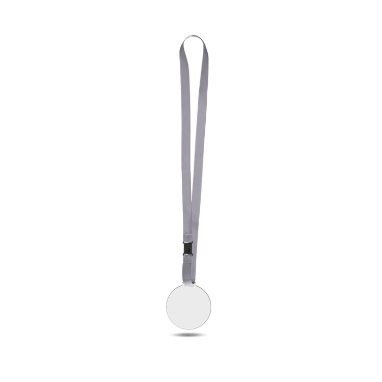 MEDAILLE SUR-MESURE PMMA EP.3 mm MAXI 80 cm2 AVEC CORDON SATIN - PMMA
