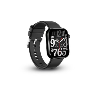 MONTRE CONNECTEE ECRAN 1,85 AMOLED ETANCHE - SILICONE, Alliage de zinc