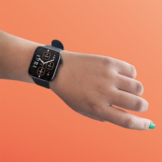 MONTRE CONNECTEE ECRAN 1,85 AMOLED ETANCHE - SILICONE, Alliage de zinc